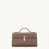 SAVETTE - Symmetry Pochette in Taupe Leather