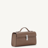SAVETTE - Symmetry Pochette in Taupe Leather