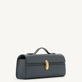 SAVETTE - Slim Symmetry Pochette in Storm Leather