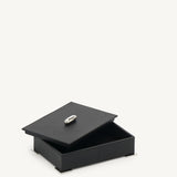 SAVETTE - Large Box in Black Leather
