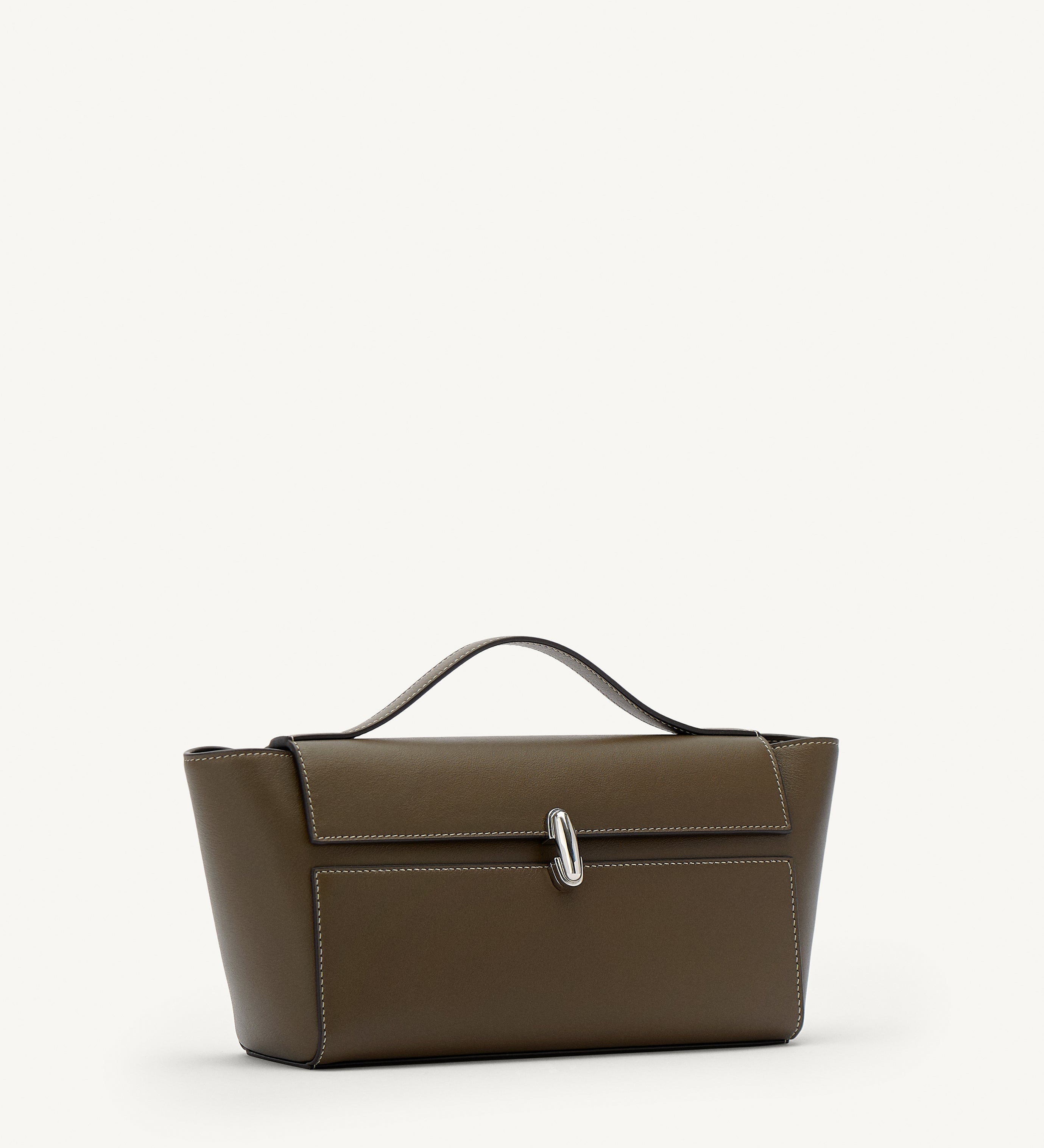 SAVETTE - Trapeze Pochette in Mink Leather