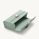 SAVETTE - Symmetry Pochette in Mist Suede