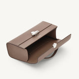 SAVETTE - Symmetry Pochette in Taupe Leather
