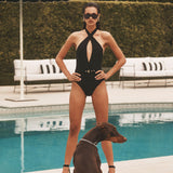 L'AGENCE - Sidney Plunge One - Piece Swimsuit