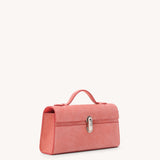 SAVETTE - Symmetry Pochette in Camellia Suede