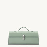 SAVETTE - Slim Symmetry Pochette in Mist Leather