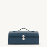 SAVETTE - Slim Symmetry Pochette in Ocean Leather