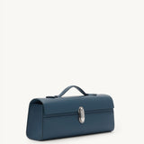 SAVETTE - Slim Symmetry Pochette in Ocean Leather