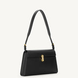 SAVETTE - Symmetry Shoulder in Black Leather