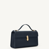 SAVETTE - Symmetry 26 in Navy Grained Leather