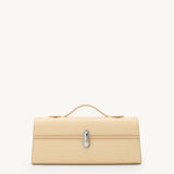 SAVETTE - Slim Symmetry Pochette im Ecru Leather