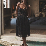 L'AGENCE - Flyn Lace Midi Dress