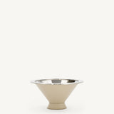 SAVETTE - Metal - Lined Dish in Bone Leather