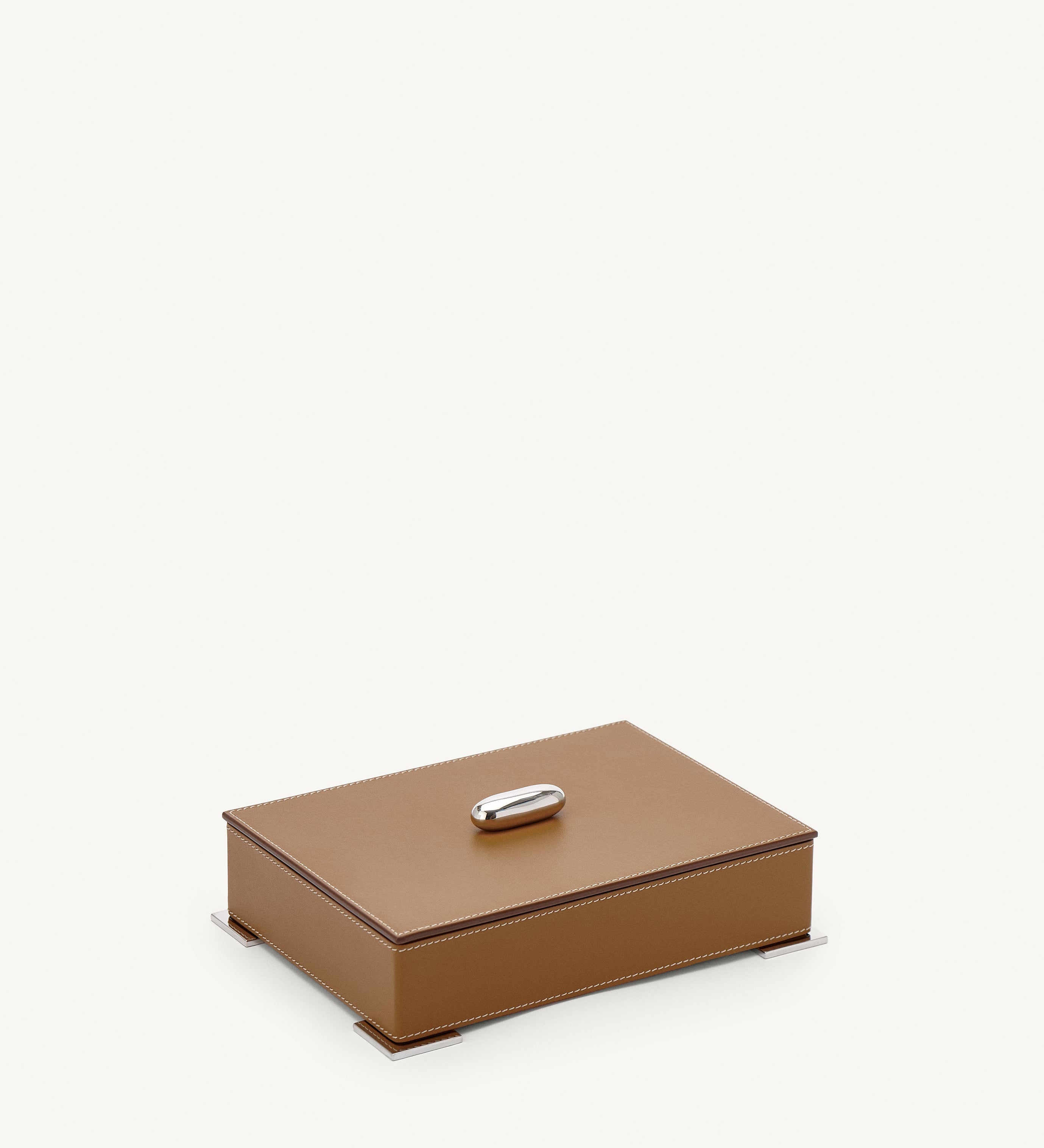 SAVETTE - Large Box in Saddle Leather