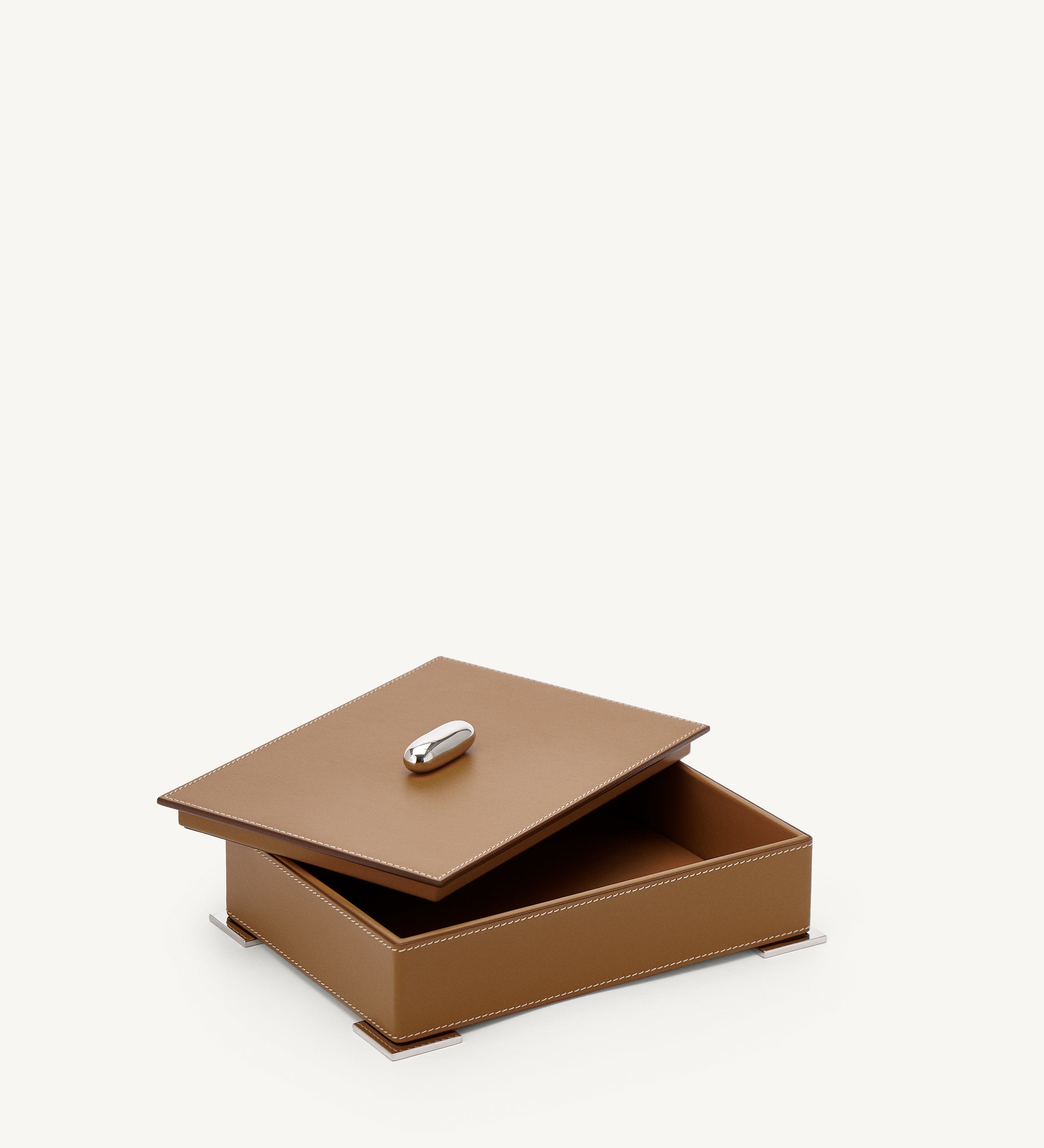 SAVETTE - Large Box in Saddle Leather