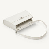 SAVETTE - Symmetry Shoulder Bag in Ivory Raffia