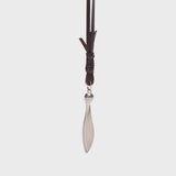 TWP - Samaras Necklace in Leather and Silver