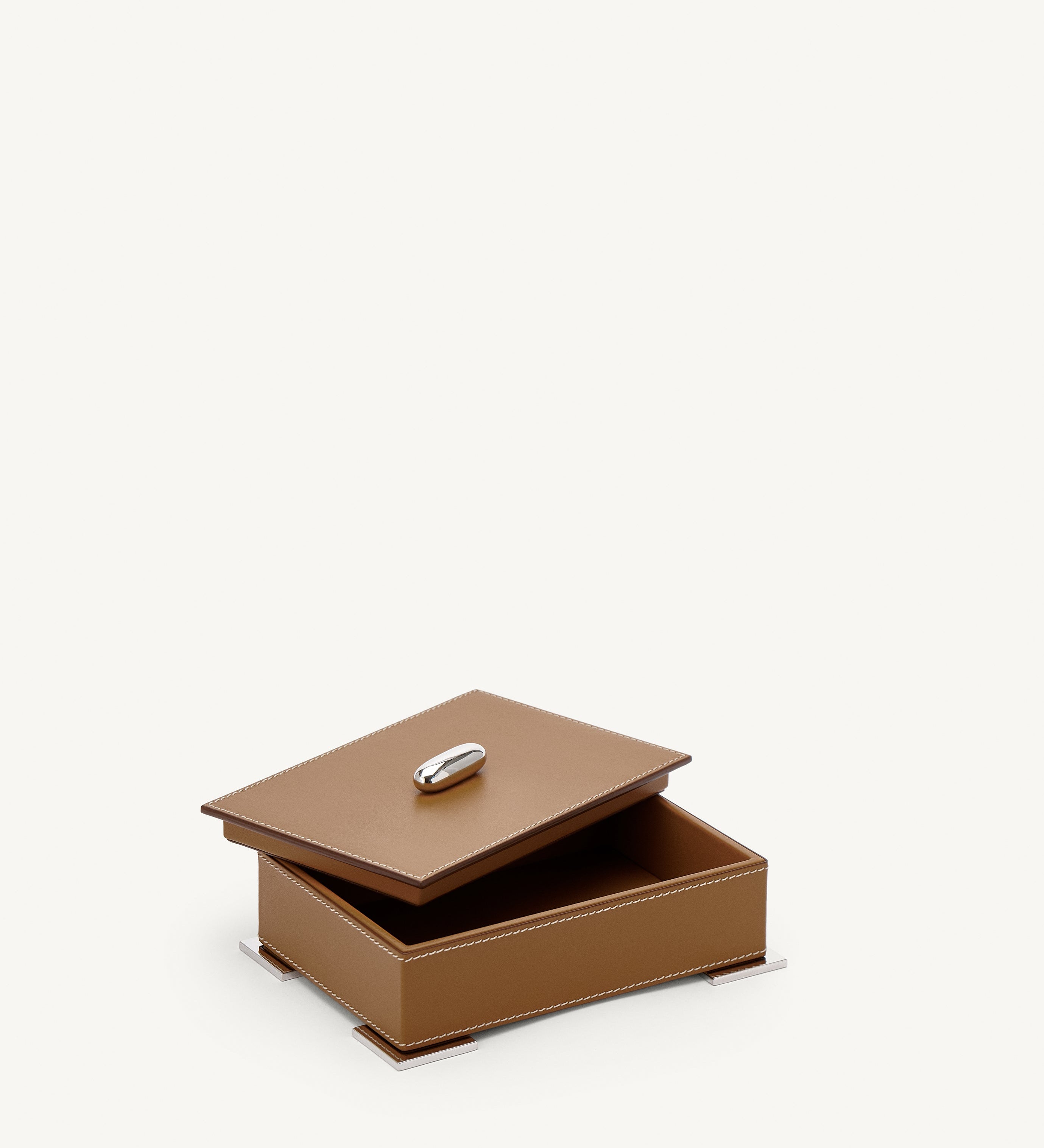 SAVETTE - Small Box in Saddle Leather