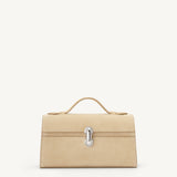 SAVETTE - Symmetry Pochette in Flax Suede