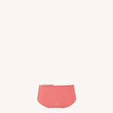 SAVETTE - Zip Card Case in Camellia Grained Leather