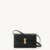 SAVETTE - Symmetry Mini Bag in Black Grained Leather