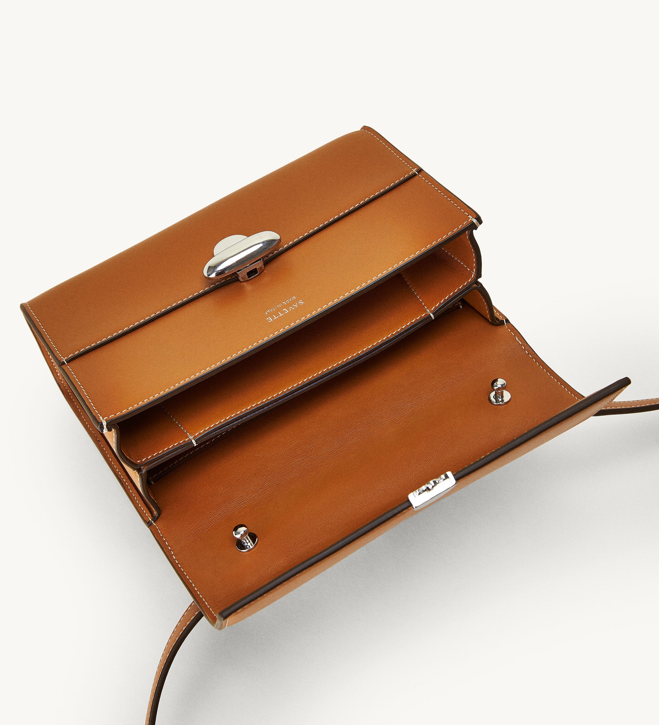SAVETTE - Symmetry 19 in Saddle Leather