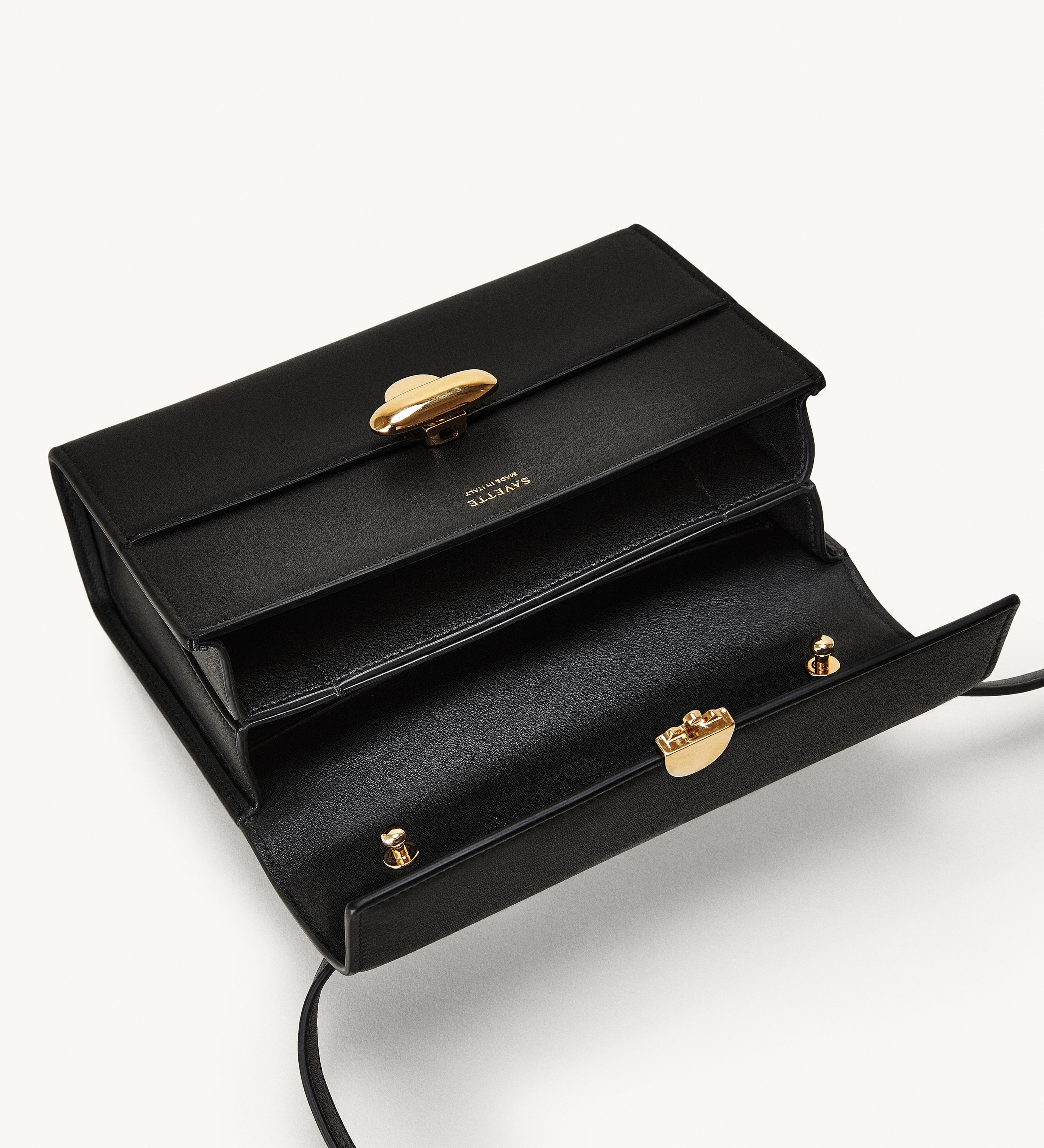 SAVETTE - Symmetry 19 in Black Leather