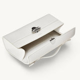 inside view of the Symmetry Pochette handbag in Ivory leather 