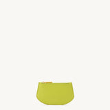 SAVETTE - Zip Card Case in Lime Leather