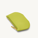 SAVETTE - Zip Card Case in Lime Leather