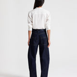 TWP - Pleated Cummerbund in Crepe Back Satin