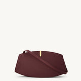 SAVETTE - Florence Shoulder Bag in Wine Chevre