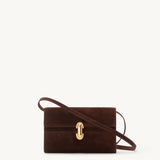 SAVETTE - Symmetry Mini Bag in Espresso Suede