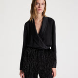 TWP - Ostrich Belt in Featherweight Sequin
