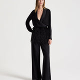 TWP - Ostrich Belt in Featherweight Sequin