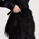 TWP - Ostrich Belt in Featherweight Sequin