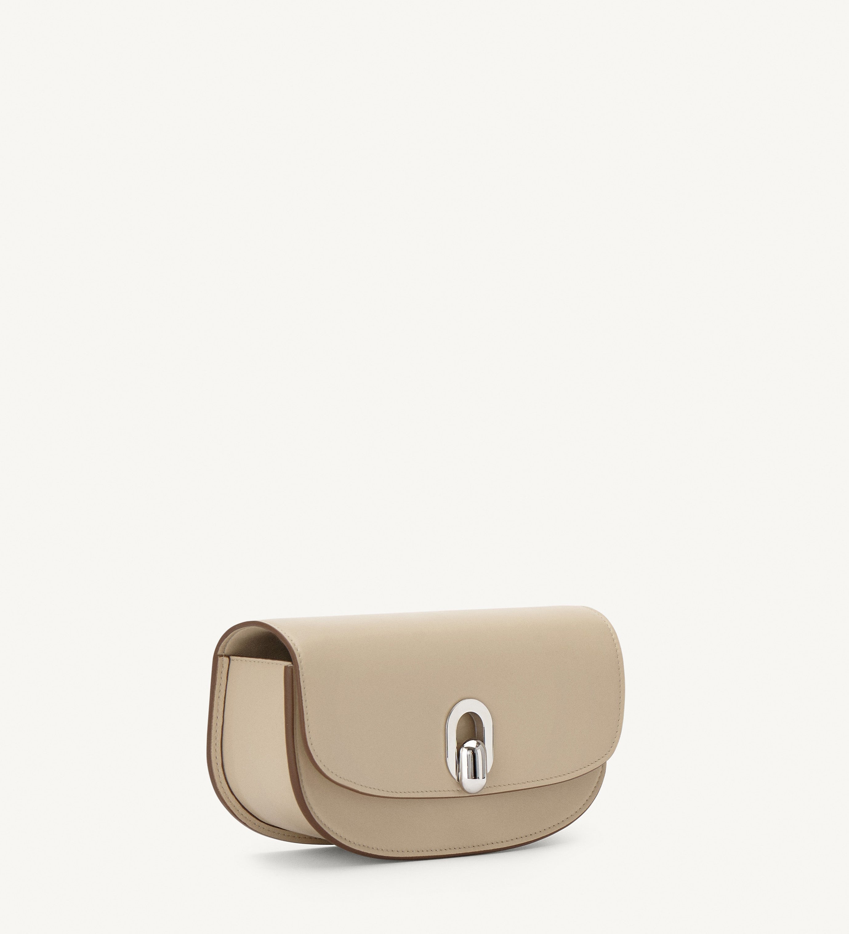SAVETTE - Tondo Crescent in Bone Leather