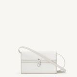 SAVETTE - Symmetry Mini Bag in Ivory Raffia