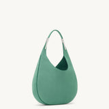 SAVETTE - Small Florence Hobo in Jade Suede