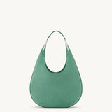 SAVETTE - Small Florence Hobo in Jade Suede