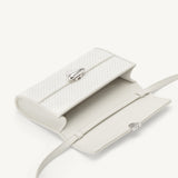SAVETTE - Symmetry Mini Bag in Ivory Raffia
