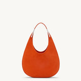 SAVETTE - Small Florence Hobo in Tangerine Suede