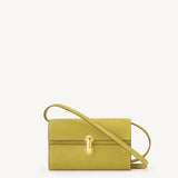 SAVETTE - Symmetry Mini Bag in Chartreuse Suede