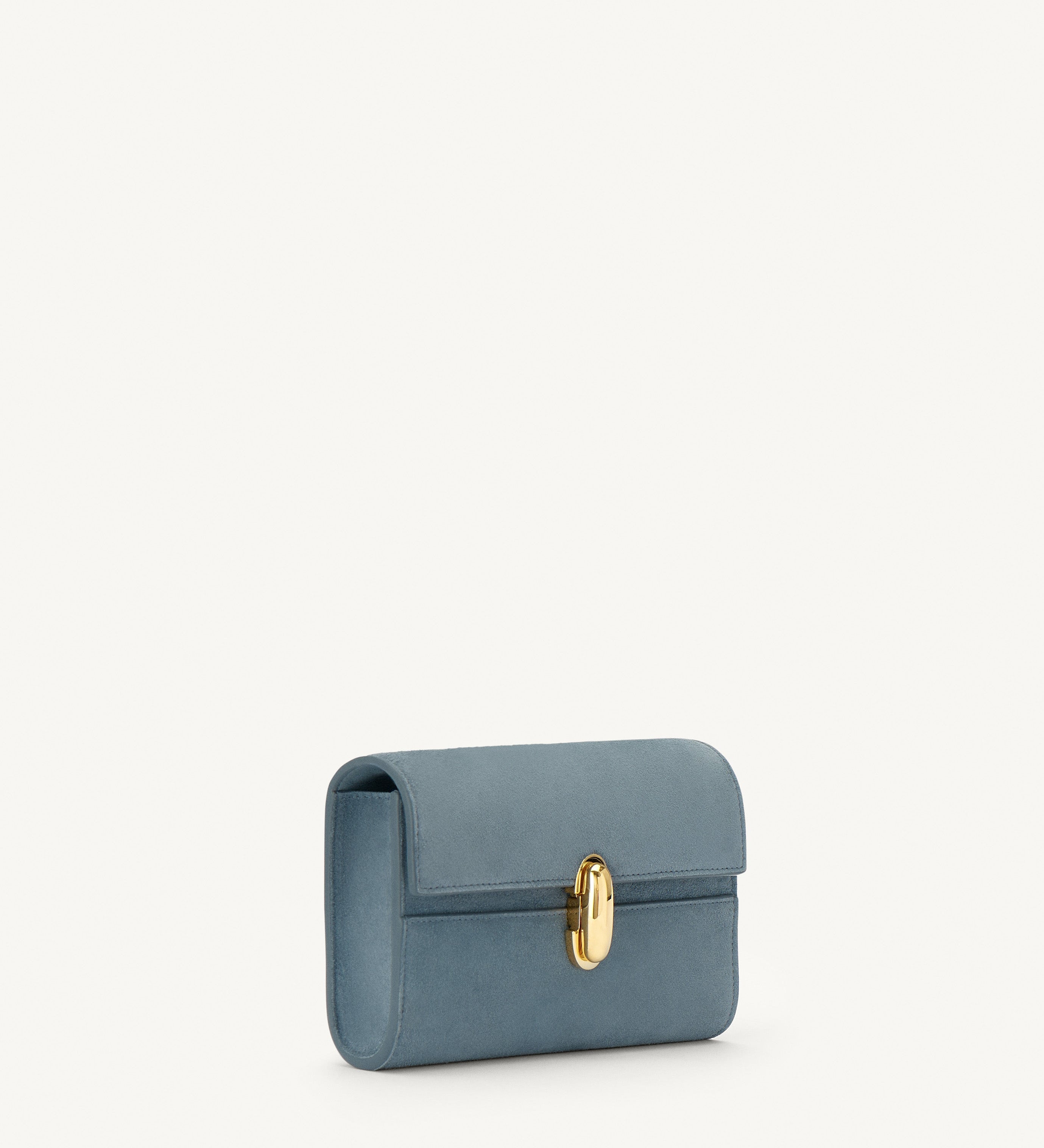 SAVETTE - Symmetry Mini Bag in Denim Suede