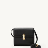 SAVETTE - Symmetry Wallet in Black Grained Leather
