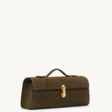 SAVETTE - Slim Symmetry Pochette in Mink Suede