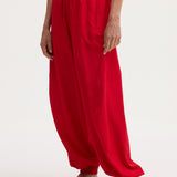 ROHE - Balloon track pants | red