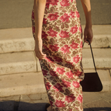 Posse - ROSALIE STRAPLESS DRESS - ROSE BUD