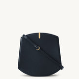SAVETTE - Florence Crossbody in Navy Grained Leather