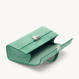 SAVETTE - Symmetry Pochette in Jade Suede